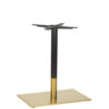 Nobis Furniture - Auric Rectangular Black and Brass Table Base - Various Heights