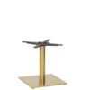 Nobis Furniture - Auric Small Square Brass Table Base - Various Heights