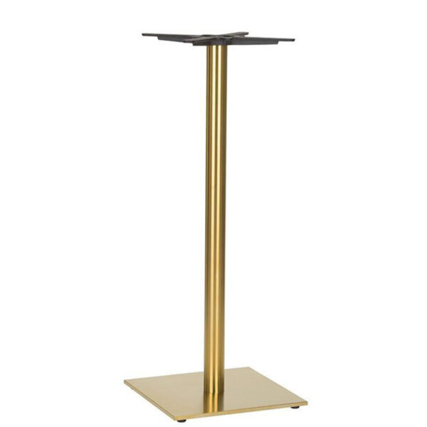 Nobis Furniture - Auric Small Square Brass Table Base - Various Heights