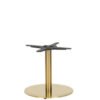 Nobis Furniture - Auric Small Round Brass Table Base - Various Heights