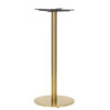 Nobis Furniture - Auric Small Round Brass Table Base - Various Heights