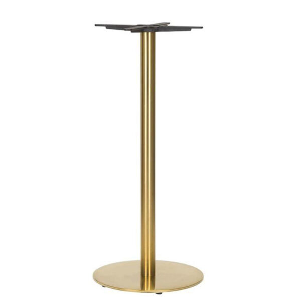 Nobis Furniture - Auric Small Round Brass Table Base - Various Heights