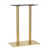 Nobis Furniture - Auric Twin Rectangular Brass Table Base - Various Heights