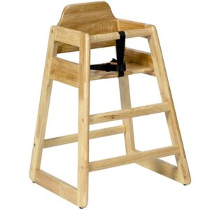 Nobis Furniture - Bambino Wooden Stackable Baby High Chair Natural