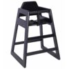 Nobis Furniture - Bambino Wooden Stackable Baby High Chair Black