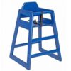 Nobis Furniture - Bambino Wooden Stackable Baby High Chair Blue