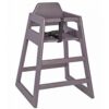 Nobis Furniture - Bambino Wooden Stackable Baby High Chair Grey
