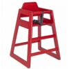 Nobis Furniture - Bambino Wooden Stackable Baby High Chair Red
