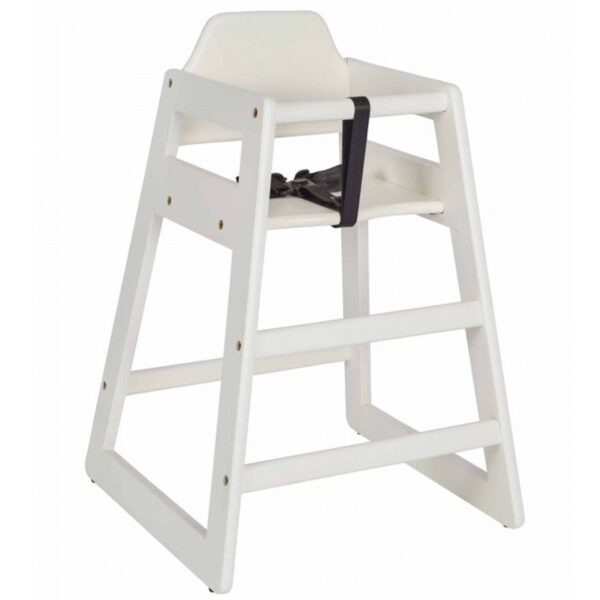 Nobis Furniture - Bambino Wooden Stackable Baby High Chair White