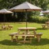 Beacon-Round-Picnic-Bench-Insitu2-Nobis-Restaurant-Furniture