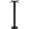 Nobis Furniture - NEXT DAY Anchor Black Round Floor Fix Table Base - Poseur Height