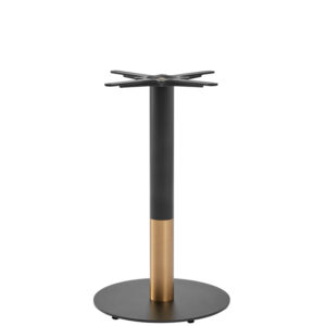 Nobis Furniture - Black and Gold Boston Sleek Large Round Table Base