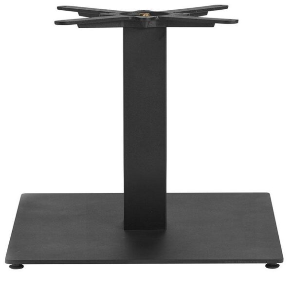 Nobis Furniture - Black Boston Sleek Small Square Table Base - Dining Height