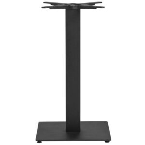 Nobis Furniture - Black Boston Sleek Small Square Table Base - Dining Height