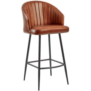 Nobis Furniture - Brooklyn Leather Bar Stool