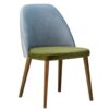 Nobis Furniture - FREYA CURVED BACK FULLY UPHOLSTERED SIDE CHAIR - MADE TO ORDER