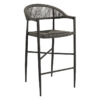 Nobis Furniture - Calypso Outdoor Stacking Bar Stool with Rope Weave