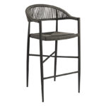 Nobis Furniture - Calypso Outdoor Stacking Bar Stool with Rope Weave