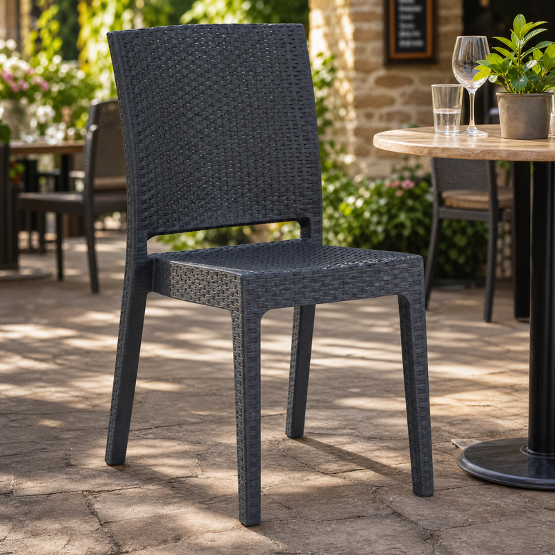 Canterbury Contract Outdoor Stacking Side Chair