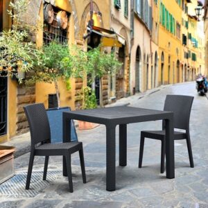 Nobis Furniture - Next Day Canterbury Outdoor Dining Set - 4 Seater Side Chair Set