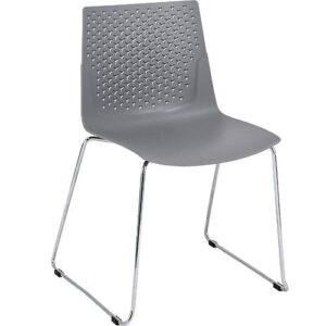 Nobis Furniture - Carve Skid Frame Side Chair - Choose Your Colour