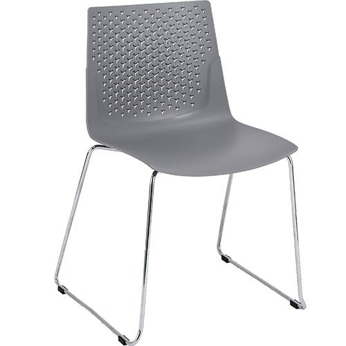 Nobis Furniture - Carve Skid Frame Side Chair - Choose Your Colour