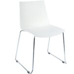 Nobis Furniture - Carve Skid Frame Side Chair - Choose Your Colour