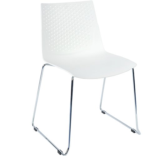 Nobis Furniture - Carve Skid Frame Side Chair - Choose Your Colour