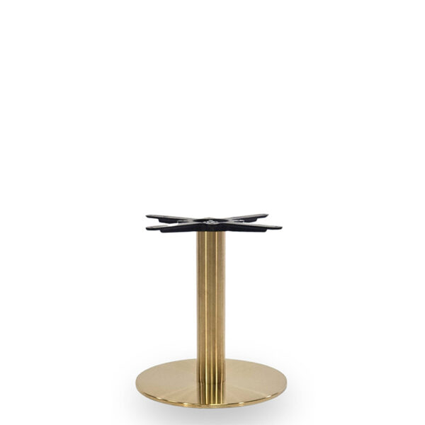 Nobis Furniture - NEXT DAY Champagne Small Round Cast Iron Table Base