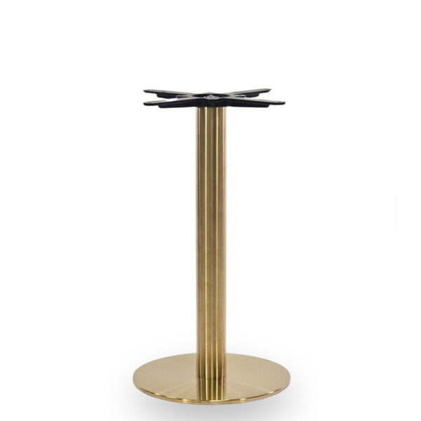 Nobis Furniture - NEXT DAY Champagne Small Round Cast Iron Table Base