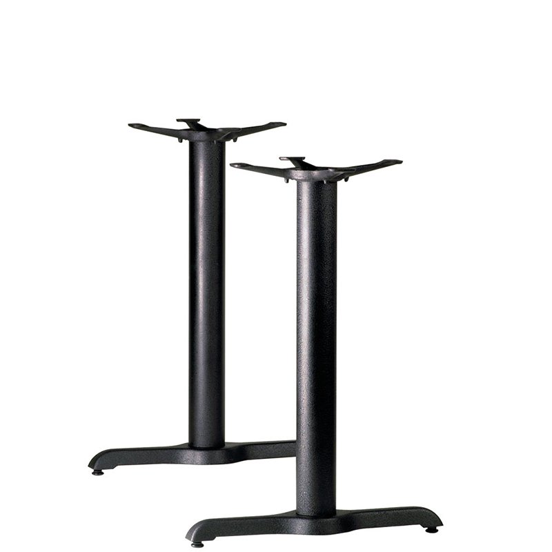 Nobis Furniture - Chicago Twin Cast Iron Table Base - Dining Height