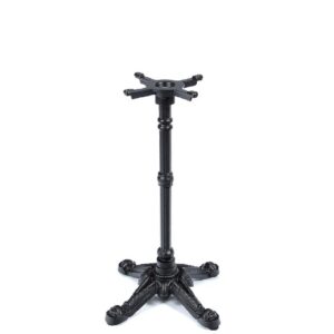 Nobis Furniture - Classic Small 4 Leg Cast Iron Table Base - Dining Height