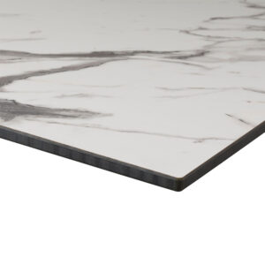 Ultra HP Laminate Outdoor Table Top - White Marble