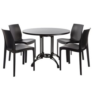 Nobis Furniture - Continental Indoor or Outdoor Bistro Set - 4 Seater Next Day