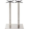 Nobis Furniture - NEXT DAY Danilo Twin Stainless Steel Premium Table Base