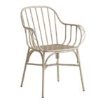 Nobis Furniture - Bloom Aluminium Retro Indoor or Outdoor Arm Chair - Light Blue