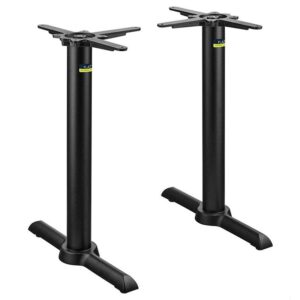 Nobis Furniture - Detroit Twin Self Leveling Cast Iron Table Base - Dining Height