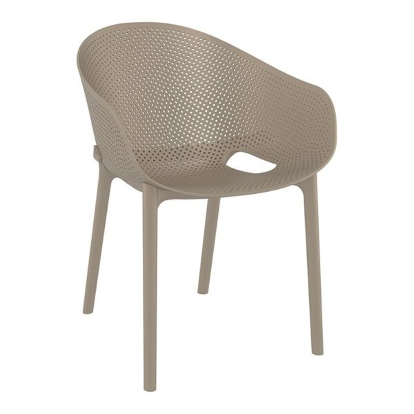 Nobis Furniture - Dot Stacking Polypropylene Outdoor Tub Chair
