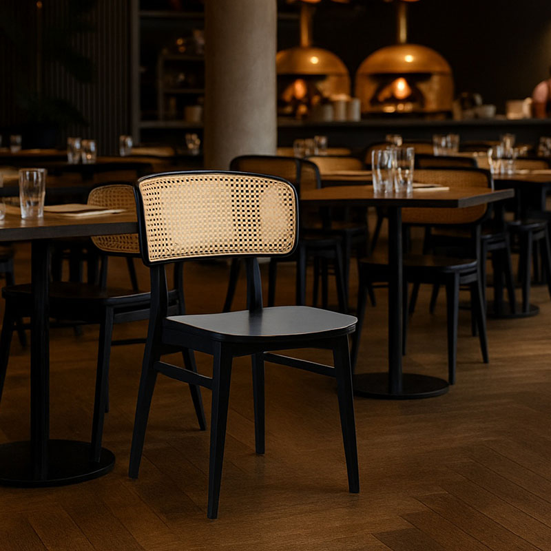 Sophia Rattan Back Side Chair