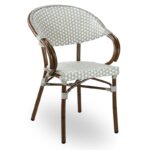 Nobis Furniture - NEXT DAY Emily Outdoor French Bistro Arm Chair