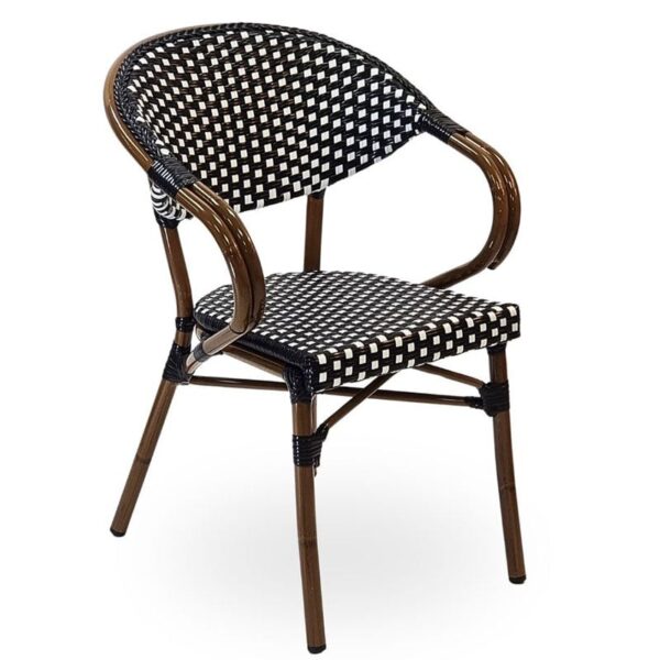 Nobis Furniture - NEXT DAY Emily Outdoor French Bistro Arm Chair