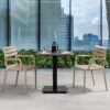 Extrema HP Laminate Outdoor Table Top - Black Marble - Textured2 nobis furniture