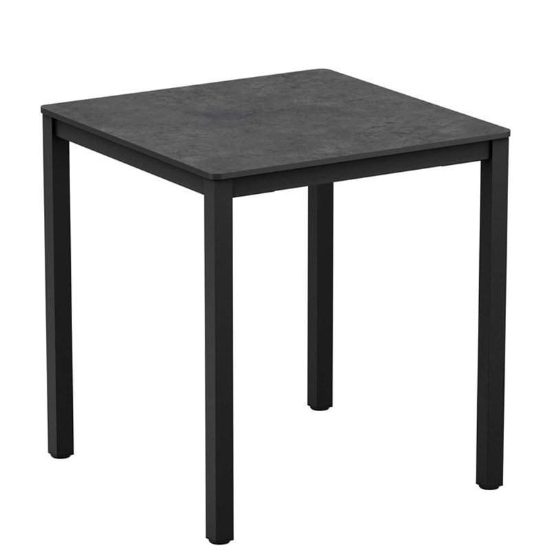 Nobis Furniture - Extrema Metallic Anthracite 4 Leg Dining Table - 4 Sizes