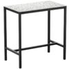 Nobis Furniture - Extrema Mixed Terrrazzo Outdoor Square Poseur Table - 4 Sizes