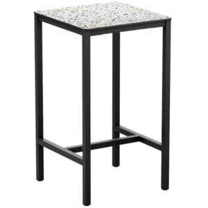 Nobis Furniture - Extrema Mixed Terrrazzo Outdoor Square Poseur Table - 4 Sizes