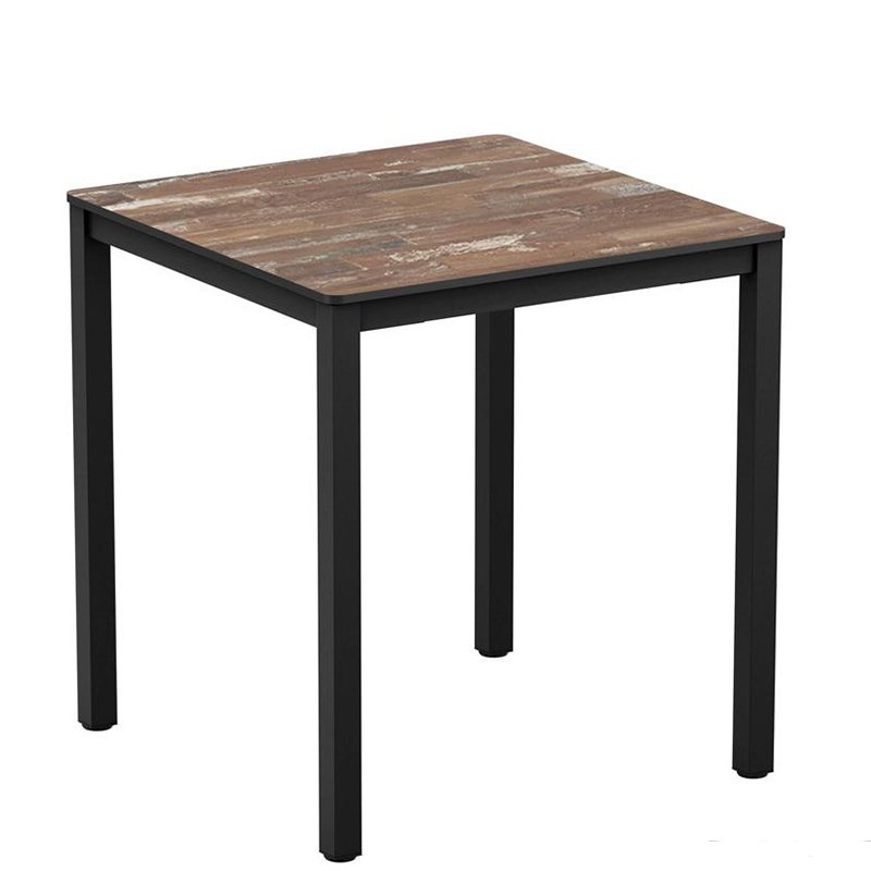 Nobis Furniture - Extrema Planked Vintage Wood 4 Leg Dining Table - 4 Sizes
