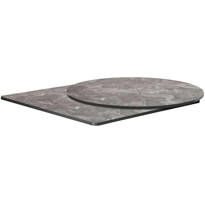 Extrema HP Laminate Outdoor Table Top - Grey Marble