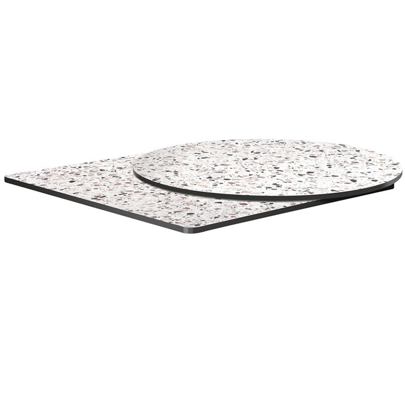 Extrema HP Laminate Outdoor Table Top - Mixed Terrazzo