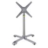 Nobis Furniture - Ferrara Self leveling Outdoor Fliptop Aluminium Table base - Silver-  Dining Height