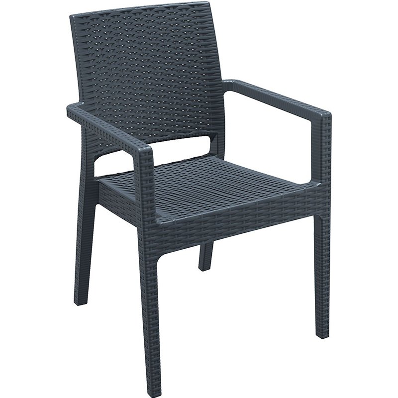 Nobis Furniture - Fleur Rattan Outdoor Stacking Arm Chair